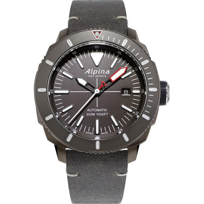 Alpina® Analoog 'Seastrong diver' Heren Horloge AL-525LGGW4TV6