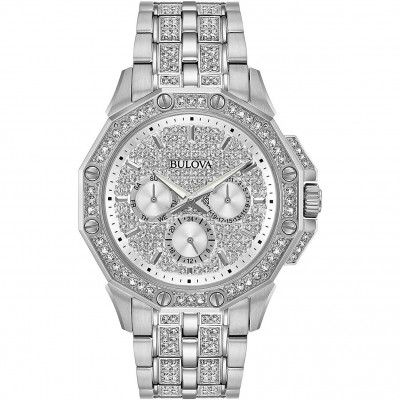 Bulova® Multi Dial 'Crystal' Heren Horloge 96C134