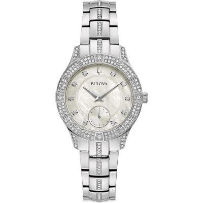 Bulova® Analoog 'Phantom crystal' Dames Horloge 96L291