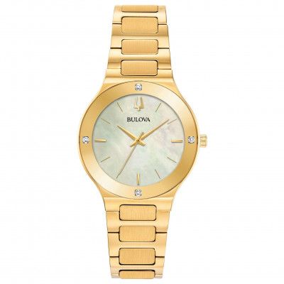 Bulova® Analoog 'Modern' Dames Horloge 97R102