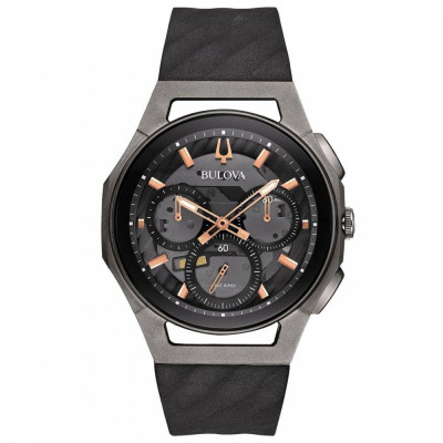 Bulova® Chronograaf 'Curv' Heren Horloge 98A162
