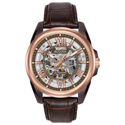 Bulova® Analoog 'Automatic' Heren Horloge 98A165