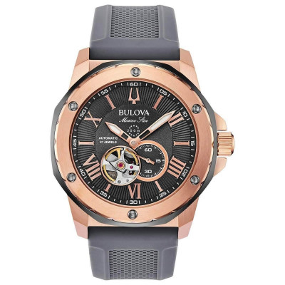 Bulova® Analoog 'Marine star automatic' Heren Horloge 98A228