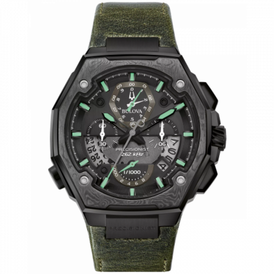 Bulova® Chronograaf 'Precisionist x special edition' Heren Horloge 98B355