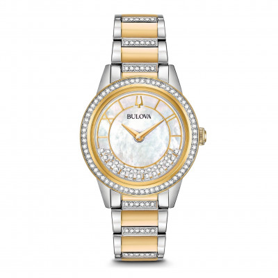 Bulova® Analoog 'Turnstyle' Dames Horloge 98L245