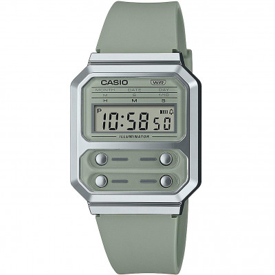 Casio® Digitaal 'Casio collection vintage' Unisex Horloge A100WEF-3AEF