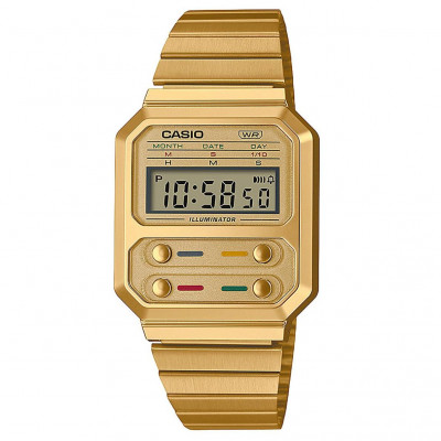 Casio® Digitaal 'Casio collection vintage' Heren Horloge A100WEG-9AEF