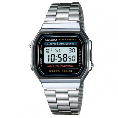 Casio® Digitaal 'Casio retro' Unisex Horloge A168WA-1YES