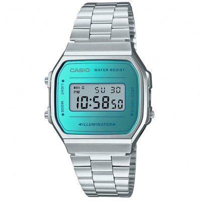 Casio® Digitaal 'Casio collection retro' Unisex Horloge A168WEM-2EF