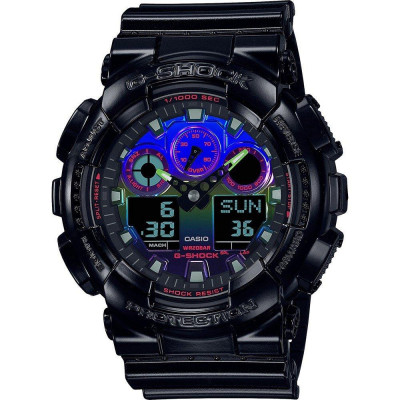 Casio® Analoog En Digitaal 'G-shock' Heren Horloge GA-100RGB-1AER