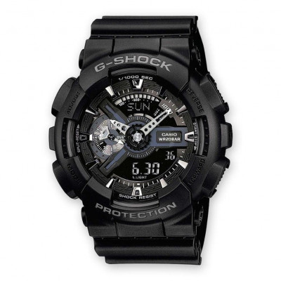 Casio® Analoog En Digitaal 'G-shock' Heren Horloge GA-110-1BER