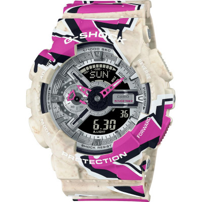 Casio® Analoog En Digitaal 'G-shock street spirit' Heren Horloge GA-110SS-1AER