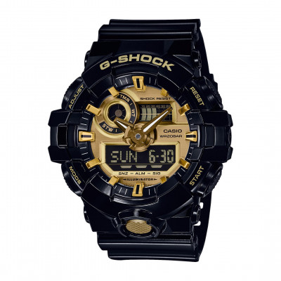 Casio® Analoog En Digitaal 'G-shock' Heren Horloge GA-710GB-1AER