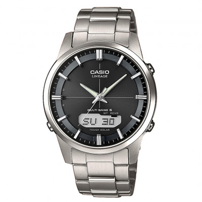 Casio® Analoog En Digitaal 'Radio controlled watches' Heren Horloge LCW-M170TD-1AER