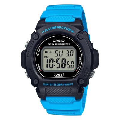 Casio® Digitaal 'Casio collection' Heren Horloge W-219H-2A2VEF