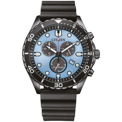 Citizen® Chronograaf 'Of sporty aqua' Heren Horloge AT2567-18L