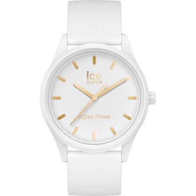 Ice Watch® Analoog 'Ice solar power - white gold' Dames Horloge (Small) 018474