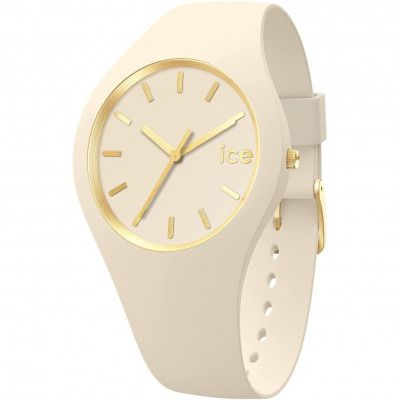 Ice Watch® Analoog 'Ice glam brushed - almond skin' Dames Horloge (Small) 019528