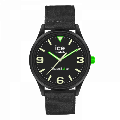 Ice Watch® Analoog 'Ice ocean - black' Unisex Horloge (Medium) 019647