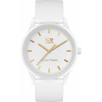 Ice Watch® Analoog 'Ice solar power - white gold' Dames Horloge (Medium) 020301