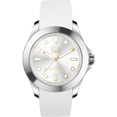 Ice Watch® Analoog 'Ice steel - classic - white gold' Dames Horloge (Medium) 020384