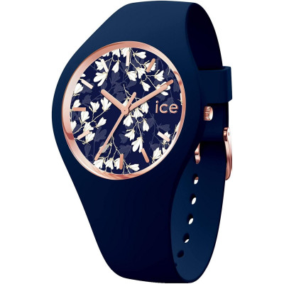 Ice Watch® Analoog 'Ice flower - blue lily' Dames Horloge (Small) 020511