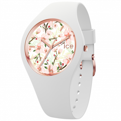 Ice Watch® Analoog 'Ice flower - white sage' Dames Horloge (Medium) 020516