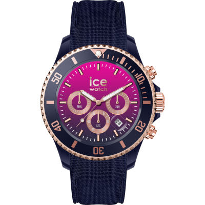 Ice Watch® Chronograaf 'Ice chrono - dark blue pink' Heren Horloge (Medium) 021642