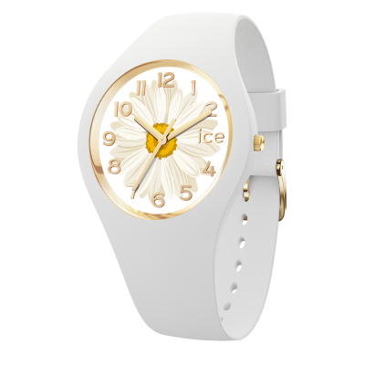 Ice Watch® Analoog 'Ice flower - sunlight daisy' Dames Horloge (Small) 021739