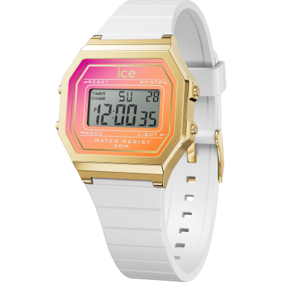 Ice Watch® Digitaal 'Ice digit retro - white sunkissed' Dames Horloge 022720
