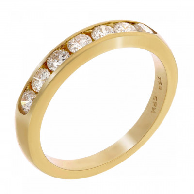 Orphelia® Dames Geelgoud 18K Ring (sieraad) - Goudkleurig RD-3052