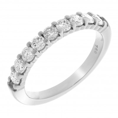 Orphelia® Dames Witgoud 18K Ring (sieraad) - Zilverkleurig RD-33020