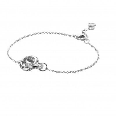 Orphelia® Dames Zilver 925 925 Armband (sieraad) - Zilverkleurig ZA-7052