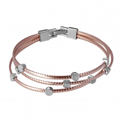 Orphelia® Dames Zilver 925 925 Armband (sieraad) - Rosékleurig ZA-7414