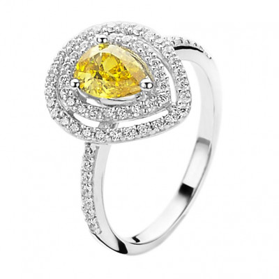 Orphelia® Dames Zilver 925 925 Ring (sieraad) - Zilverkleurig ZR-7048
