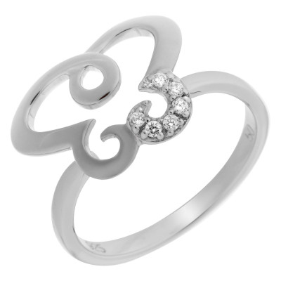 Orphelia® Dames Zilver 925 925 Ring (sieraad) - Zilverkleurig ZR-7088