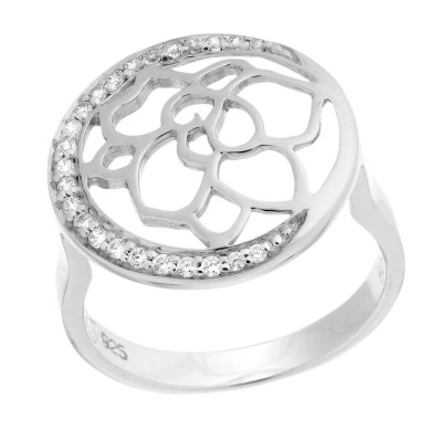 Orphelia® Dames Zilver 925 925 Ring (sieraad) - Zilverkleurig ZR-7089