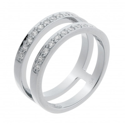 Orphelia® Dames Zilver 925 925 Ring (sieraad) - Zilverkleurig ZR-7124