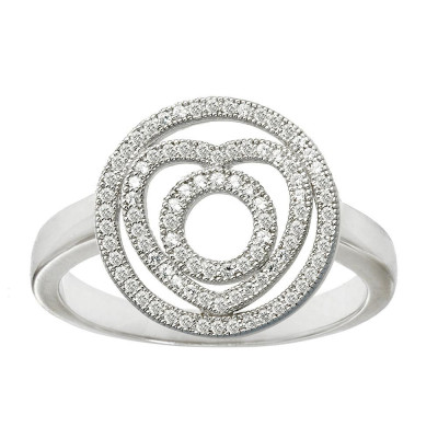 Orphelia® Dames Zilver 925 925 Ring (sieraad) - Zilverkleurig ZR-7268