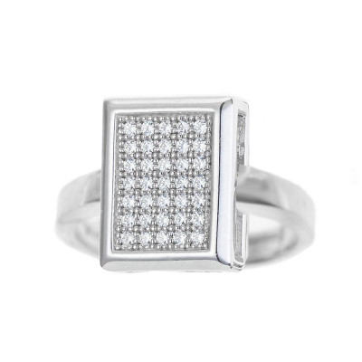Orphelia® Dames Zilver 925 925 Ring (sieraad) - Zilverkleurig ZR-7269