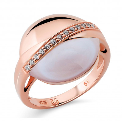Orphelia® Dames Zilver 925 925 Ring (sieraad) - Rosékleurig ZR-7506/RG