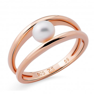 Orphelia® Dames Zilver 925 925 Ring (sieraad) - Rosékleurig ZR-7509