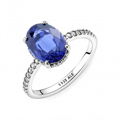 Pandora® 'Statement halo' Dames Zilver 925 925 Ring (sieraad) - Zilverkleurig 190056C01