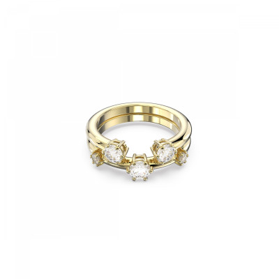 Swarovski® 'Constella' Dames Verguld Metaal Ring (sieraad) - Goudkleurig 5640965