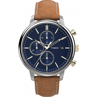 Timex® Chronograaf 'Chicago chrono' Heren Horloge TW2U39000