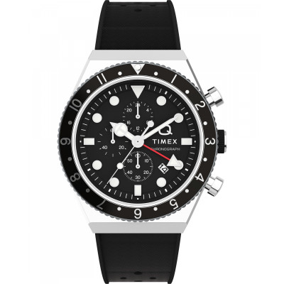 Timex® Chronograaf 'Q gmt' Heren Horloge TW2V70000