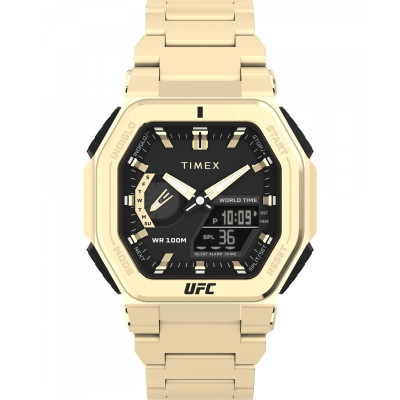 Timex® Analoog En Digitaal 'Ufc strength' Heren Horloge TW2V84500