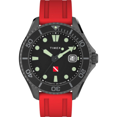 Timex® Analoog 'Deep water tiburon automatic' Heren Horloge TW2W21000