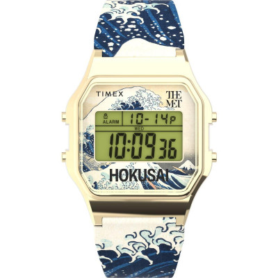Timex® Digitaal 'The met x hokusai' Unisex Horloge TW2W25200