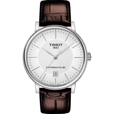 Tissot® Analoog 'Carson premium powermatic 80' Heren Horloge T1224071603100